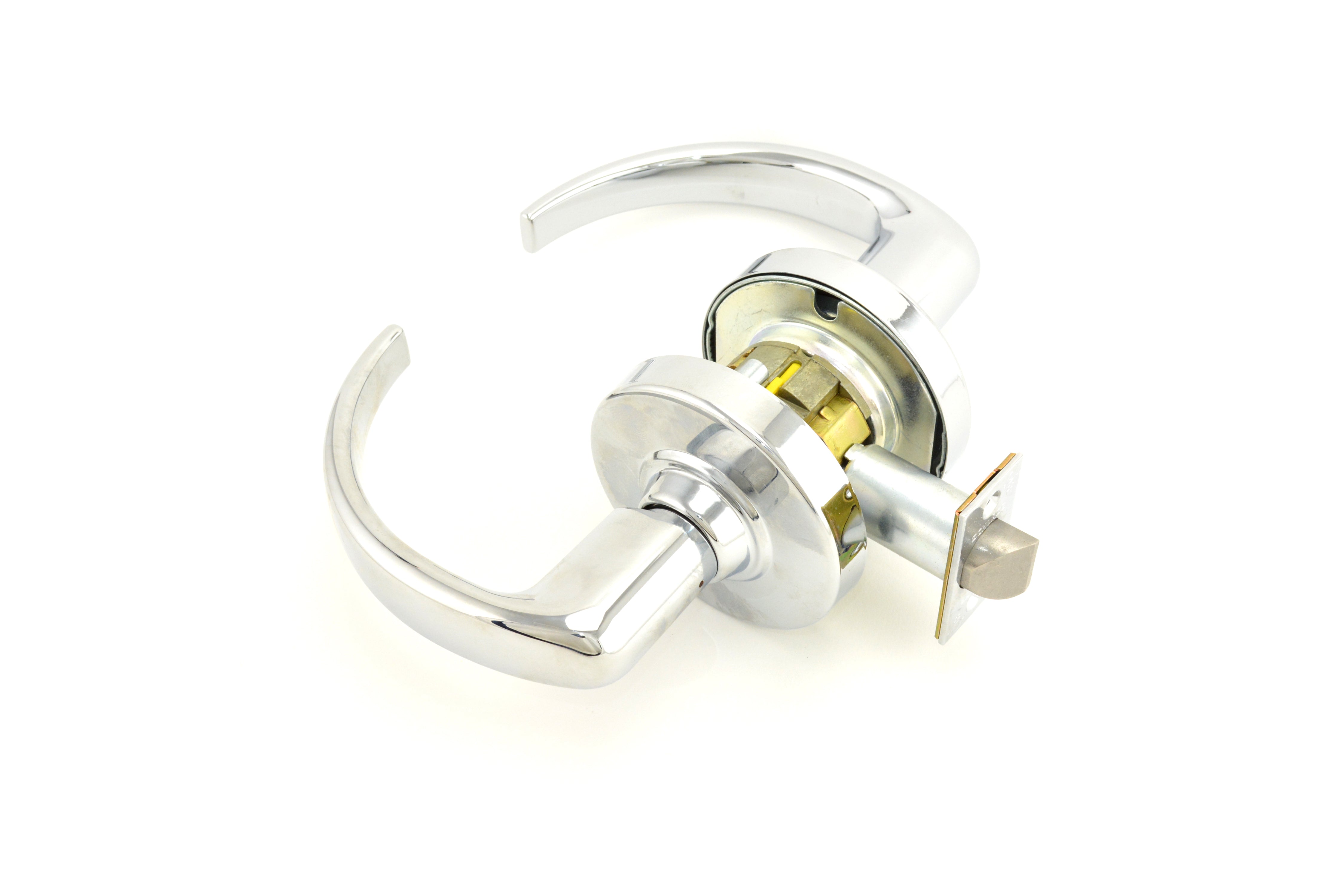 Schlage Commercial ND10SPA625 ND Series Passage Sparta with 13-248 Latch 10-025 Strike Bright Chrome Finish Sparrow Supply