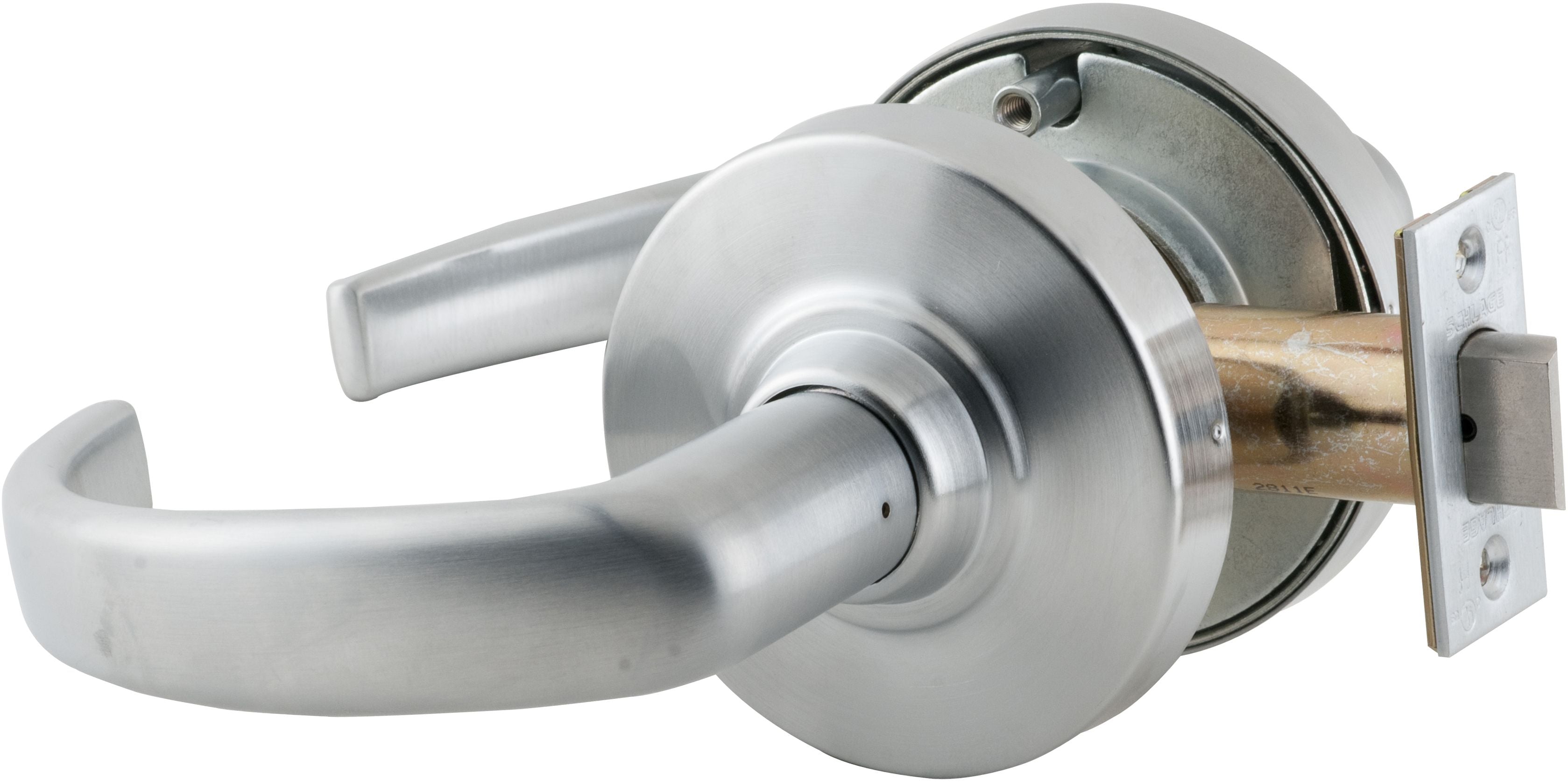 Schlage Commercial ND10SPA626 ND Series Passage Sparta with 13-248 Latch 10-025 Strike Satin Chrome Finish Sparrow Supply