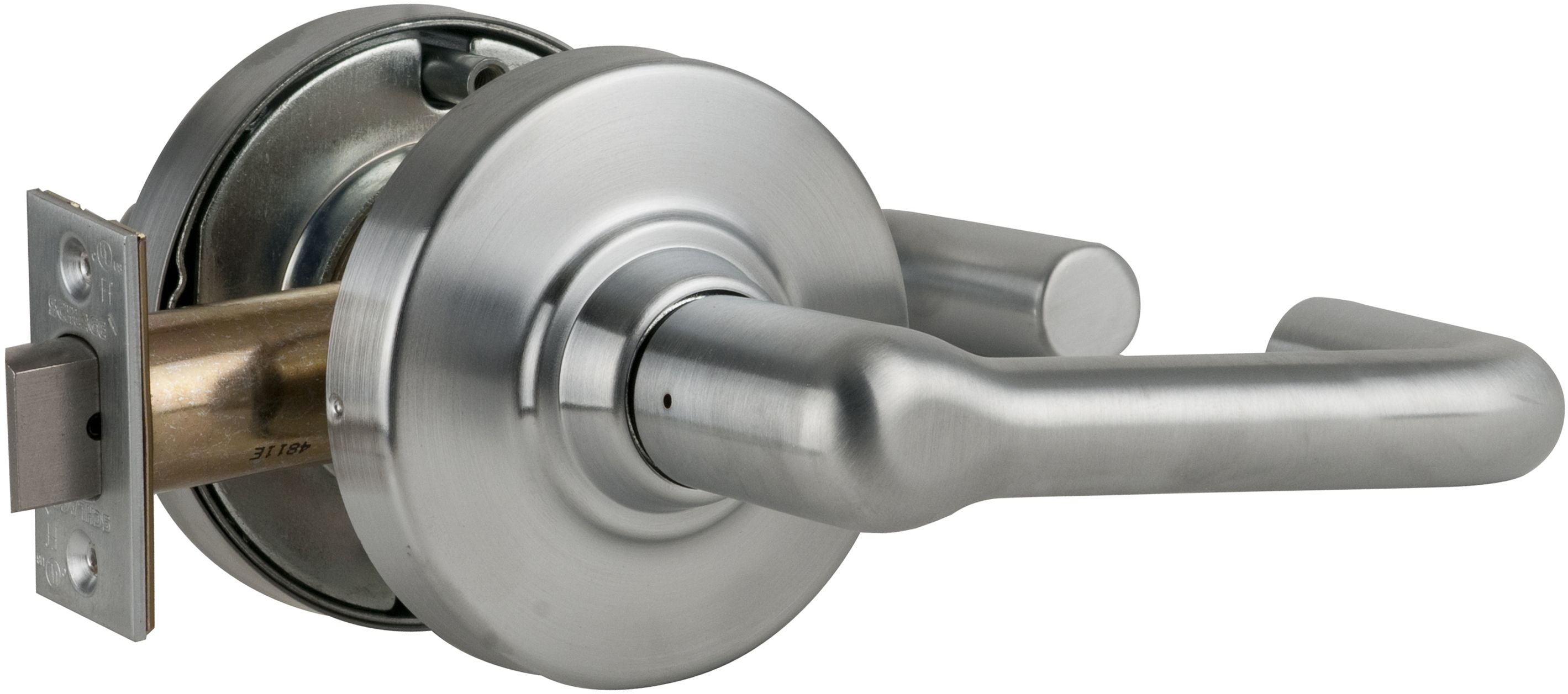 Schlage Commercial ND10TLR626 ND Series Passage Tubular with 13-248 Latch 10-025 Strike Satin Chrome Finish Sparrow Supply