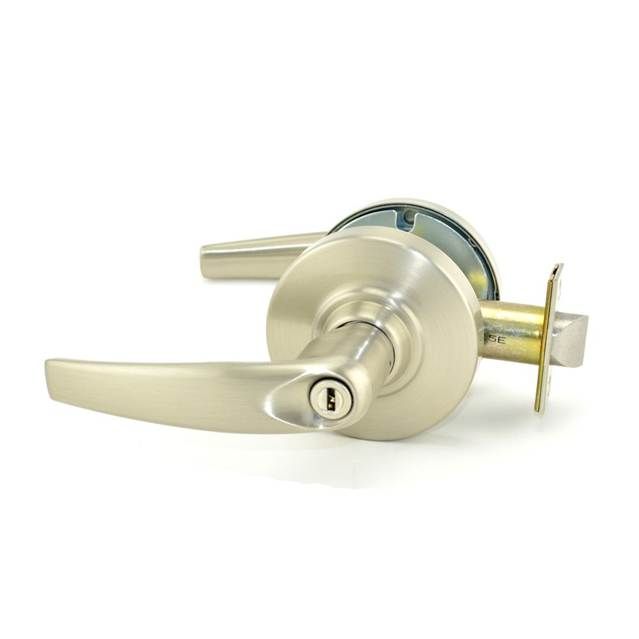 Schlage Commercial ND40ATH619 ND Series Privacy Athens with 13-248 Latch 10-025 Strike Satin Nickel Finish Sparrow Supply