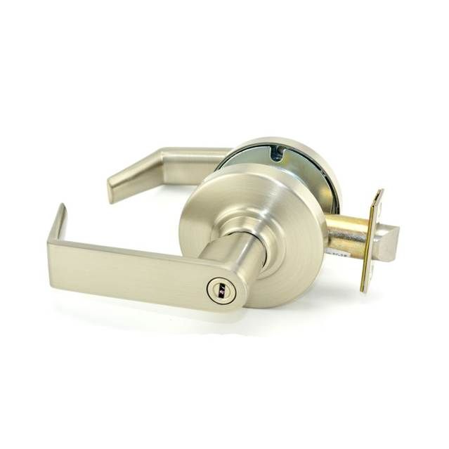 Schlage Commercial ND40RHO619 ND Series Privacy Rhodes with 13-248 Latch 10-025 Strike Satin Nickel Finish Sparrow Supply