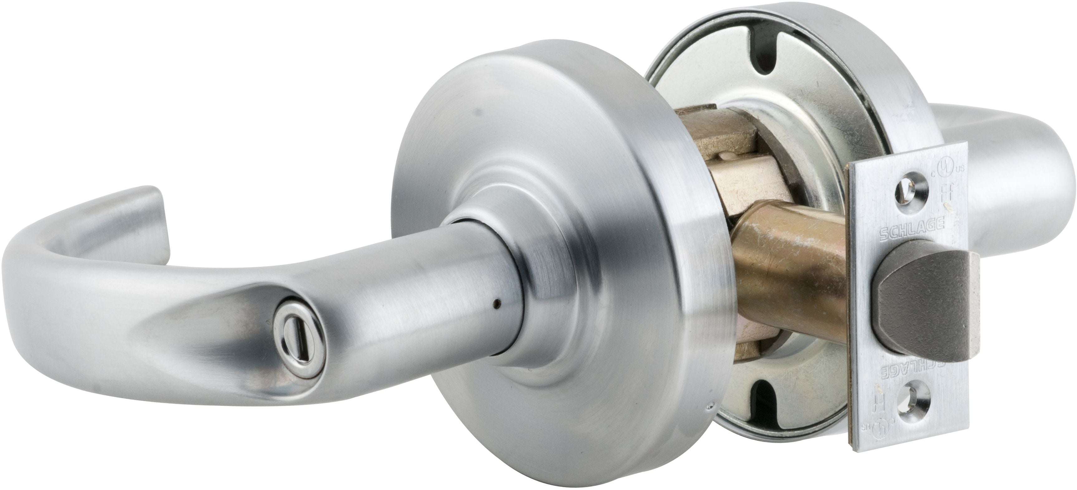 Schlage Commercial ND40SPA626 ND Series Privacy Sparta with 13-248 Latch 10-025 Strike Satin Chrome Finish Sparrow Supply