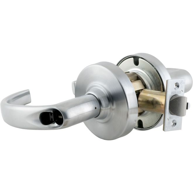 Schlage Commercial ND53JSPA626 ND Series Entry Large Format Less Core Sparta with 13-247 Latch 10-025 Strike Satin Chrome Finish Sparrow Supply