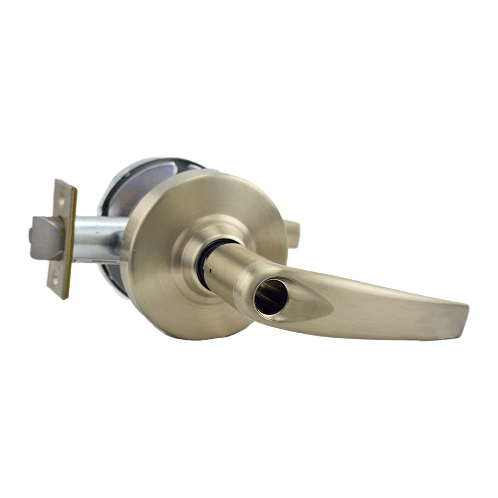 Schlage Commercial ND53LATH619 ND Series Entry Less Cylinder Athens with 13-247 Latch 10-025 Strike Satin Nickel Finish Sparrow Supply