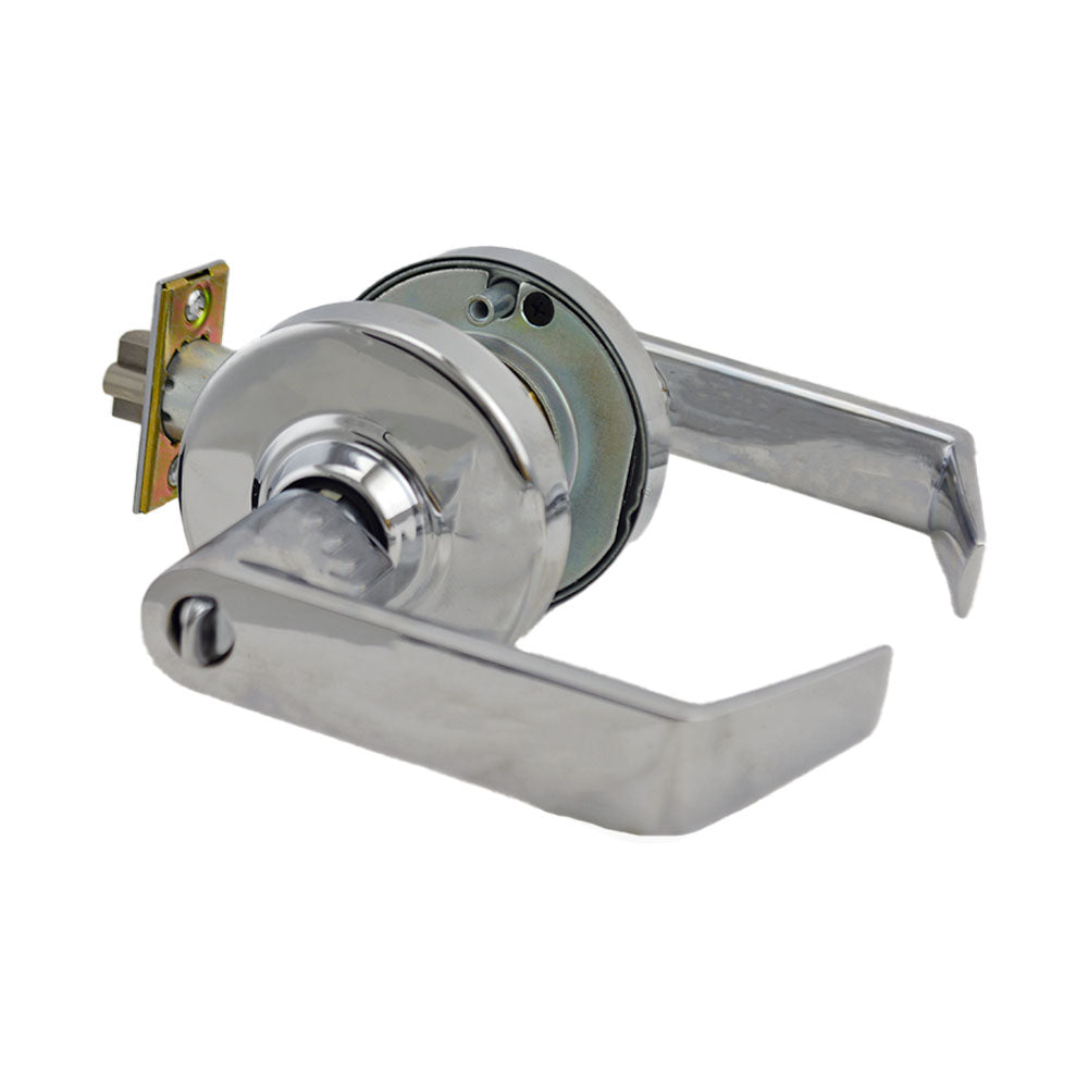 Schlage Commercial ND53LRHO625 ND Series Entry Less Cylinder Rhodes with 13-247 Latch 10-025 Strike Bright Chrome Finish Sparrow Supply