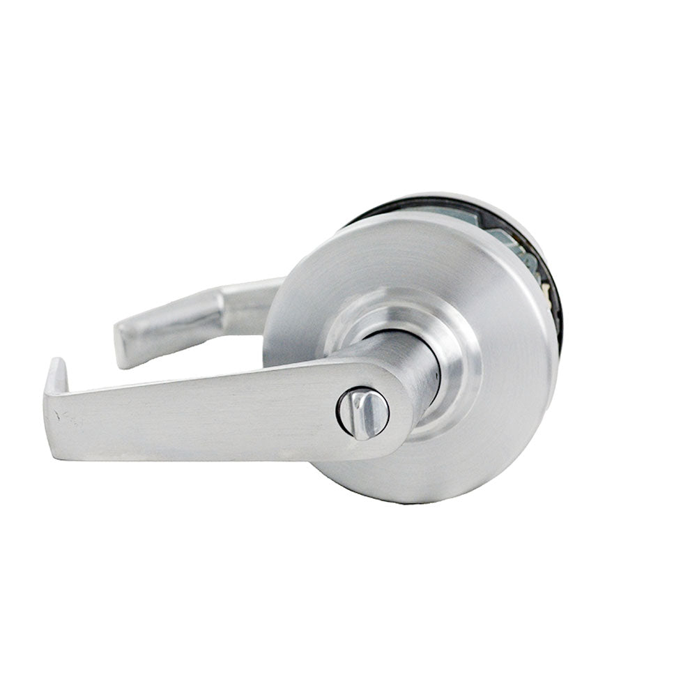 Schlage Commercial ND53LRHO626 ND Series Entry Less Cylinder Rhodes with 13-247 Latch 10-025 Strike Satin Chrome Finish Sparrow Supply
