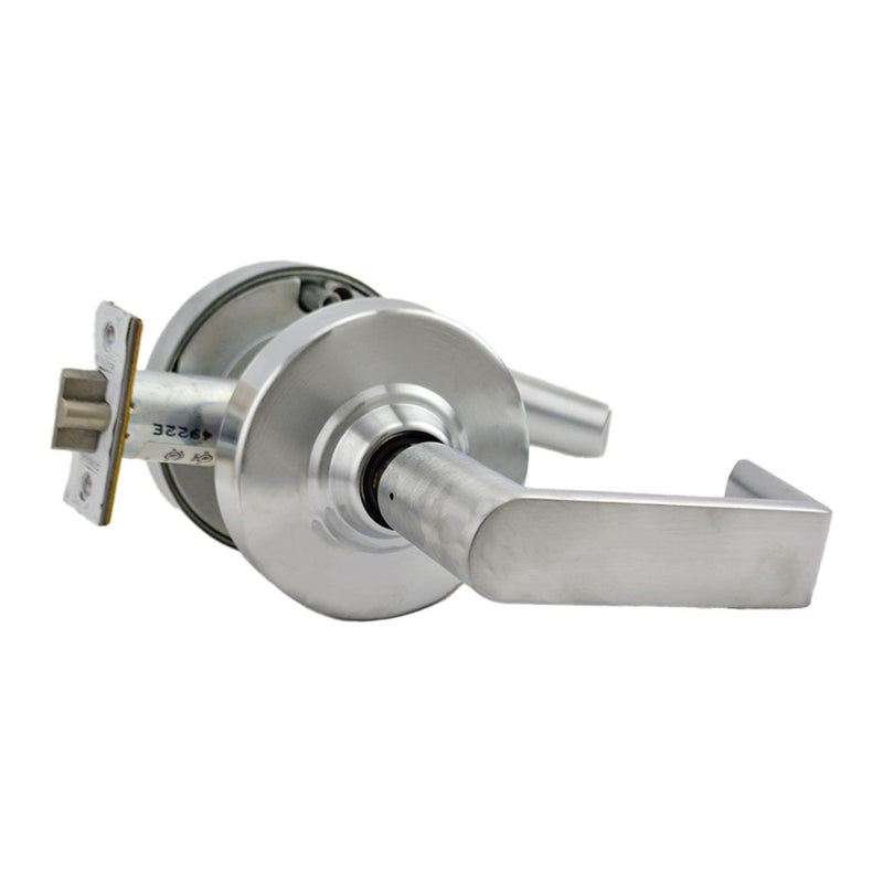 Schlage Commercial ND70LRHO626 ND Series Classroom Less Cylinder Rhodes with 13-247 Latch 10-025 Strike Satin Chrome Finish Sparrow Supply