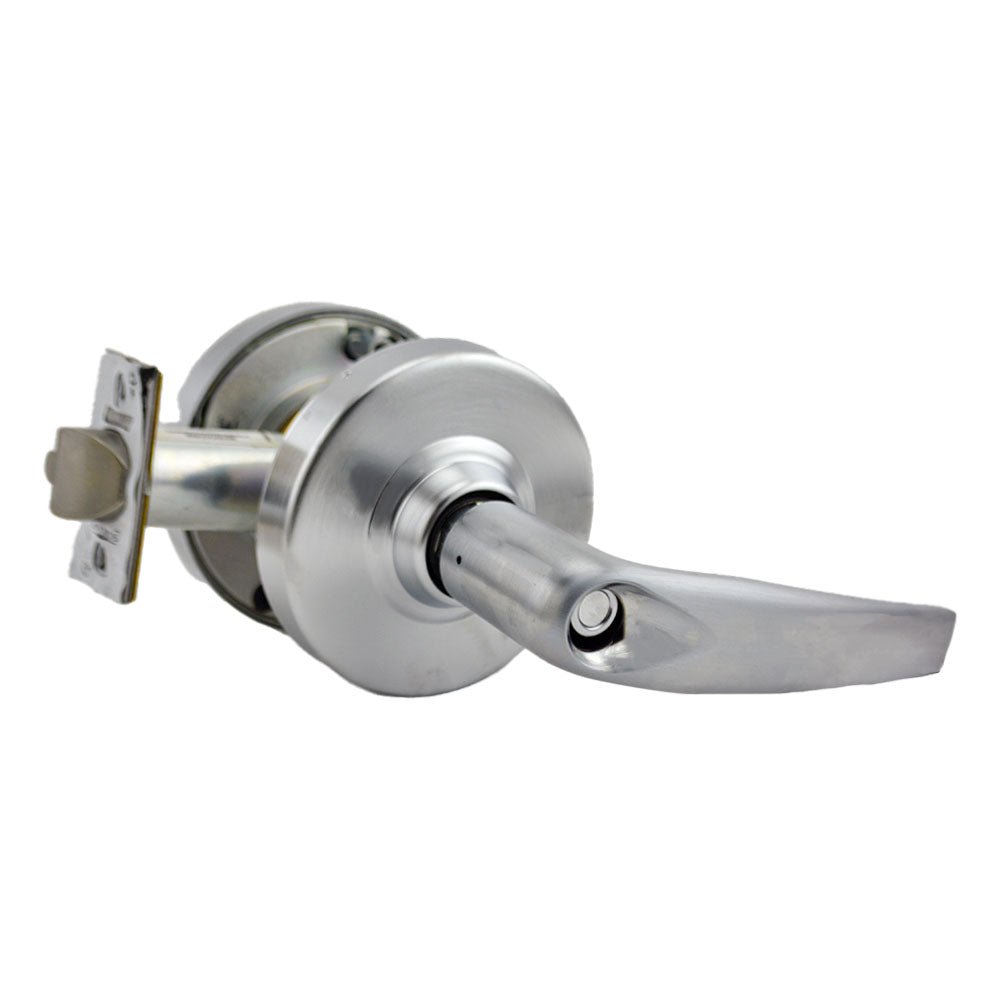 Schlage Commercial ND73LATH626 ND Series Corridor Less Cylinder Athens with 13-247 Latch 10-025 Strike Satin Chrome Finish Sparrow Supply