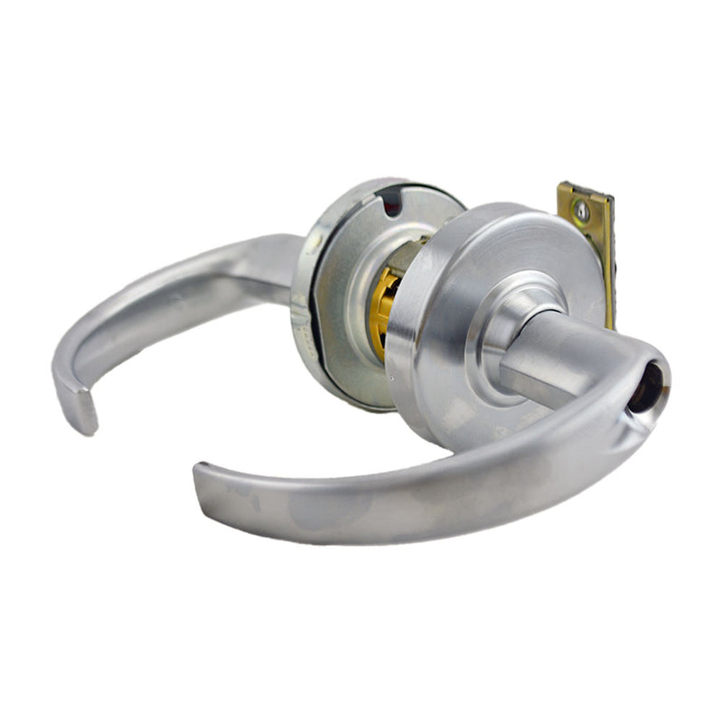 Schlage Commercial ND80LSPA626 ND Series Storeroom Less Cylinder Sparta with 13-247 Latch 10-025 Strike Satin Chrome Finish Sparrow Supply