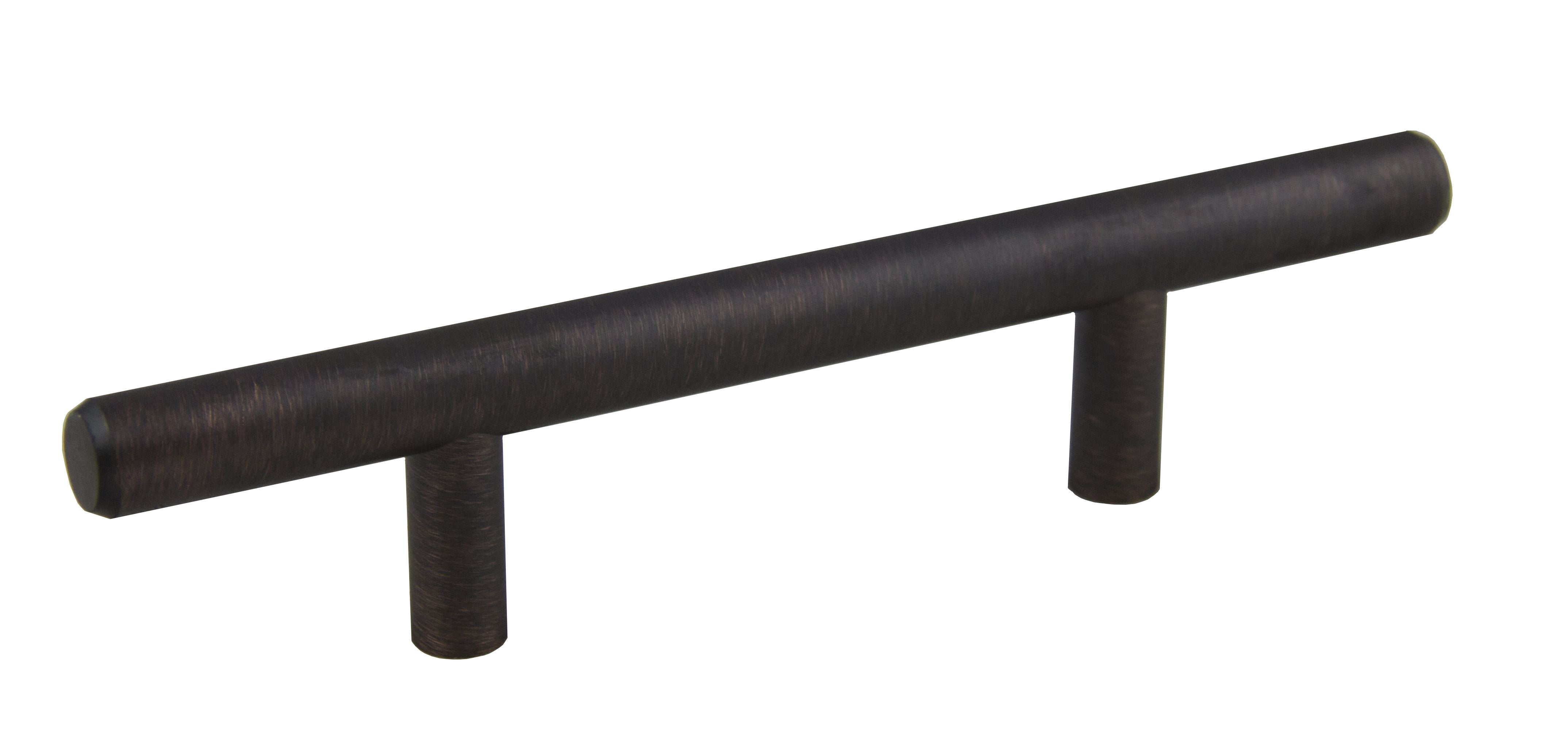 Pride Industrial P10610B 6" Bar Cabinet Pull with 3" Center to Center Oil Rubbed Bronze Finish Sparrow Supply