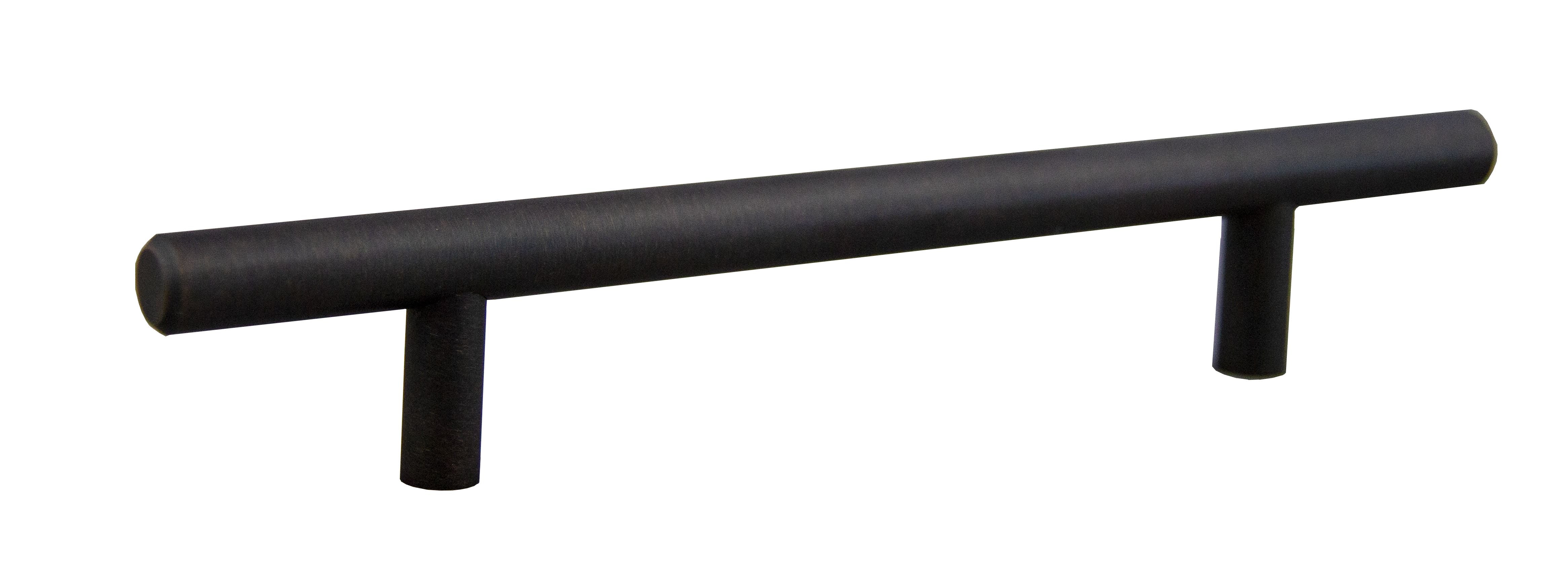 Pride Industrial P10810B 8" Bar Cabinet Pull with 5" Center to Center Oil Rubbed Bronze Finish Sparrow Supply