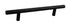 Pride Industrial P108BK 8" Bar Cabinet Pull with 5" Center to Center Matte Black Finish Sparrow Supply