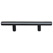 Pride Industrial P108DP 8" Bar Cabinet Pull with 5" Center to Center Dark Pewter Finish Sparrow Supply