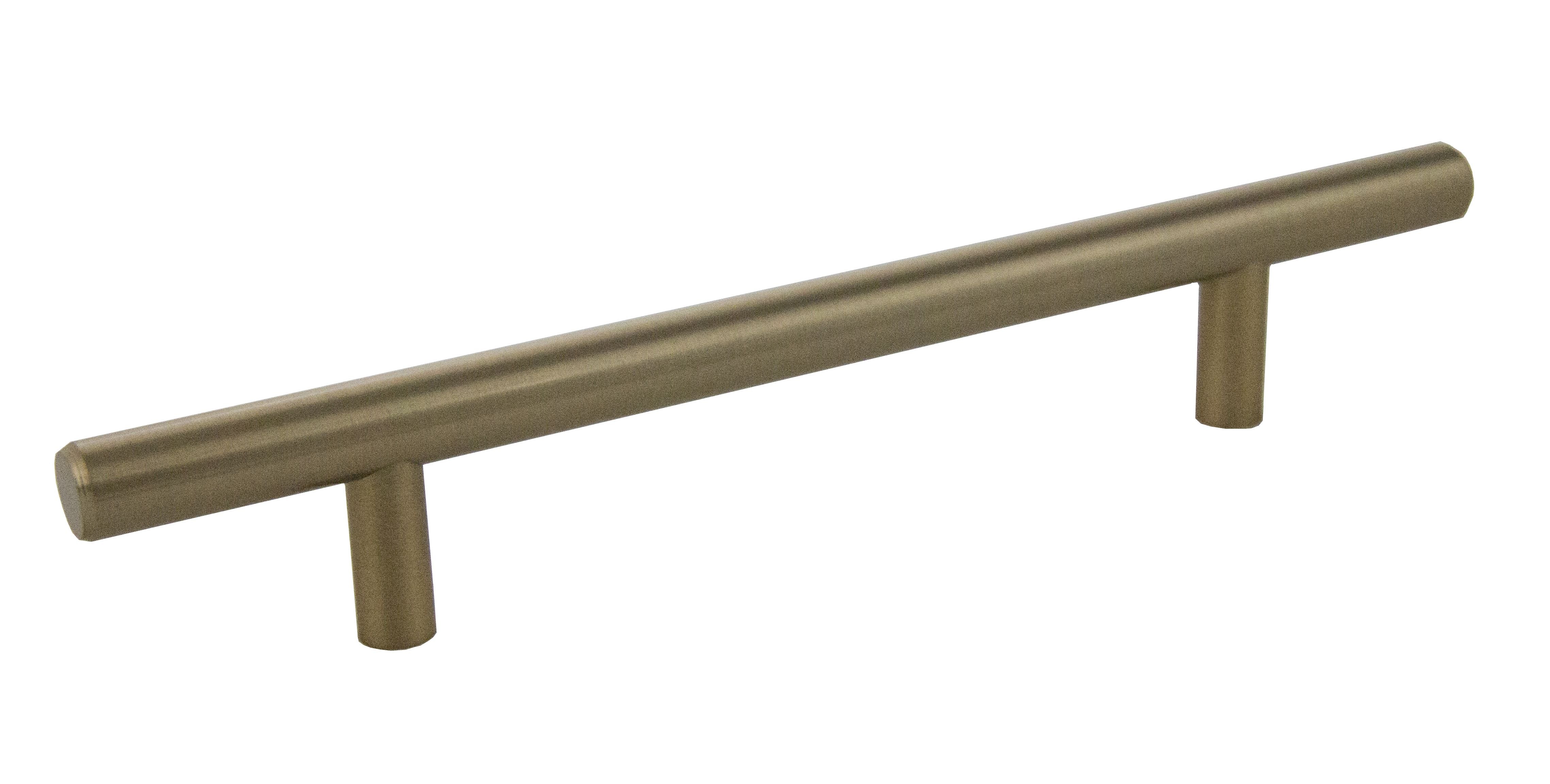 Pride Industrial P108RG 8" Bar Cabinet Pull with 5" Center to Center Rose Gold Finish Sparrow Supply
