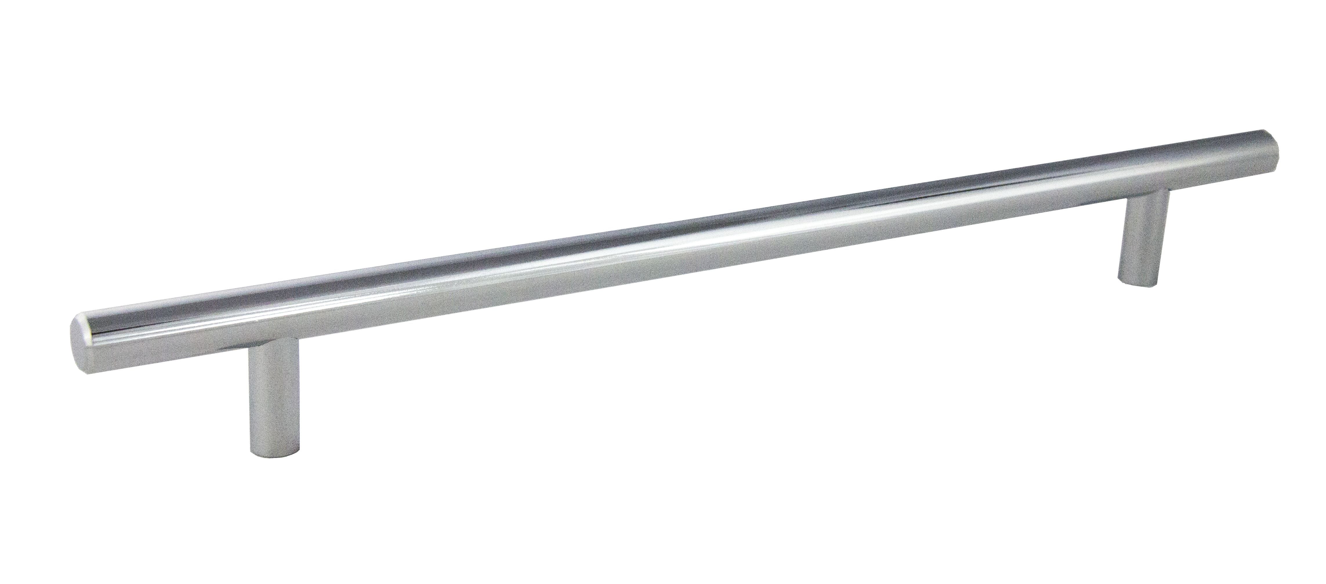 Pride Industrial P110PC 10" Bar Cabinet Pull with 7" Center to Center Polished Chrome Finish Sparrow Supply