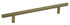 Pride Industrial P110RG 10" Bar Cabinet Pull with 7" Center to Center Rose Gold Finish Sparrow Supply