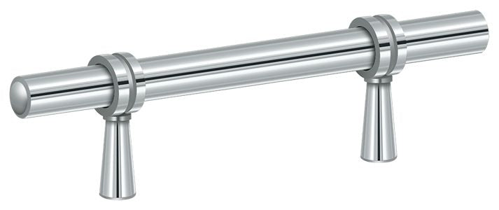 Deltana P310U26 Adjustable Pull 4-3/4"; Bright Chrome Finish Sparrow Supply