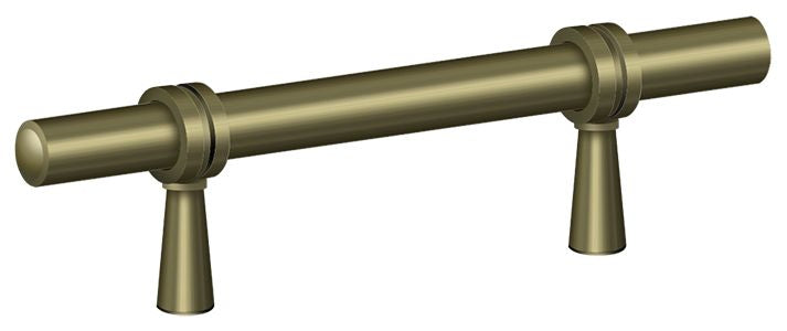 Deltana P310U5 Adjustable Pull 4-3/4"; Antique Brass Finish Sparrow Supply