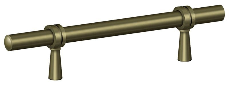 Deltana P311U5 Adjustable Pull 6-1/2"; Antique Brass Finish Sparrow Supply