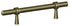 Deltana P311U5 Adjustable Pull 6-1/2"; Antique Brass Finish Sparrow Supply