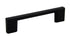 Pride Industrial P80572BK 4-3/4" Miami Cabinet Pull with 3-3/4" Center to Center Matte Black Finish Sparrow Supply