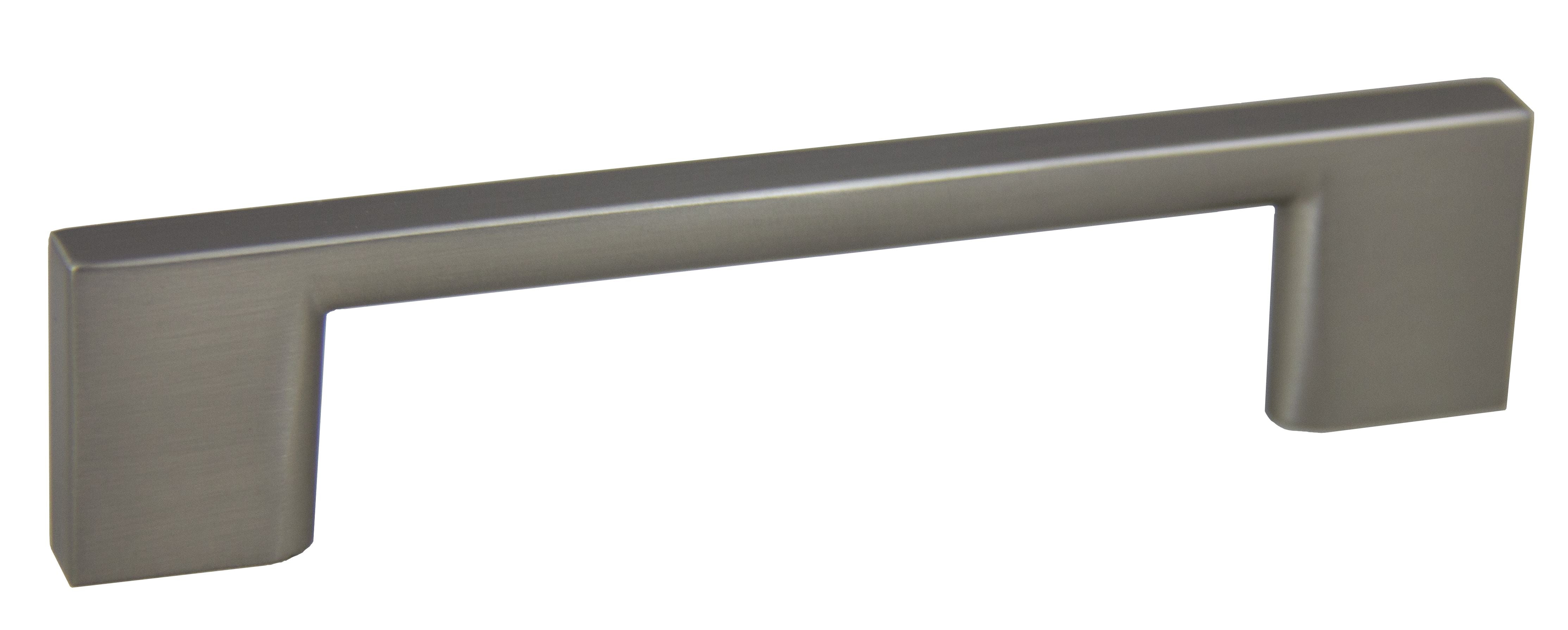 Pride Industrial P80572SN 4-3/4" Miami Cabinet Pull with 3-3/4" Center to Center Satin Nickel Finish Sparrow Supply