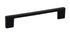 Pride Industrial P81572BK 5-7/8" Miami Cabinet Pull with 5" Center to Center Matte Black Finish Sparrow Supply
