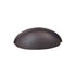 Pride Industrial P8298110B 3-1/2" Cup Cabinet Pull with 3" Center to Center Oil Rubbed Bronze Finish Sparrow Supply