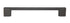 Pride Industrial P83572DP 7-1/2" Miami Cabinet Pull with 6-3/10" Center to Center Dark Pewter Finish Sparrow Supply