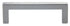Pride Industrial P87226PC 4-1/4" Modern Square Cabinet Pull with 3-3/4" Center to Center Polished Chrome Finish Sparrow Supply