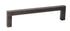 Pride Industrial P8722710B 5-1/2" Modern Square Cabinet Pull with 5" Center to Center Oil Rubbed Bronze Finish Sparrow Supply