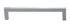 Pride Industrial P87228PC 6-3/8" Modern Square Cabinet Pull with 6-3/10" Center to Center Polished Chrome Finish Sparrow Supply