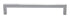 Pride Industrial P87229PC 8" Modern Square Cabinet Pull with 7-1/2" Center to Center Polished Chrome Finish Sparrow Supply
