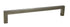 Pride Industrial P87229SN 8" Modern Square Cabinet Pull with 7-1/2" Center to Center Satin Nickel Finish Sparrow Supply