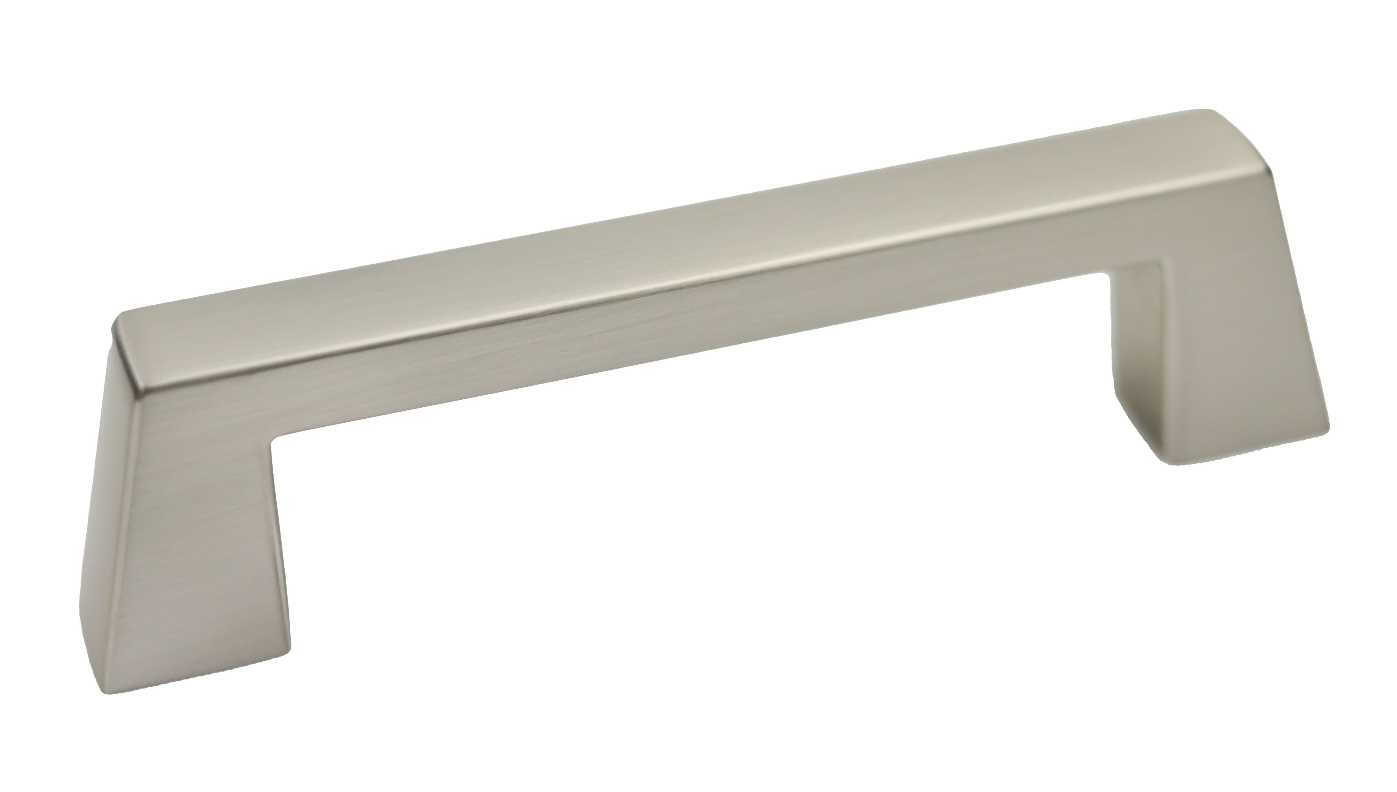 Pride Industrial P92836SN 4-1/2' Colorado Cabinet Pull with 3-3/4" Center to Center Satin Nickel Finish Sparrow Supply