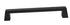 Pride Industrial P92838BK 7" Colorado Cabinet Pull with 6-3/10" Center to Center Matte Black Finish Sparrow Supply