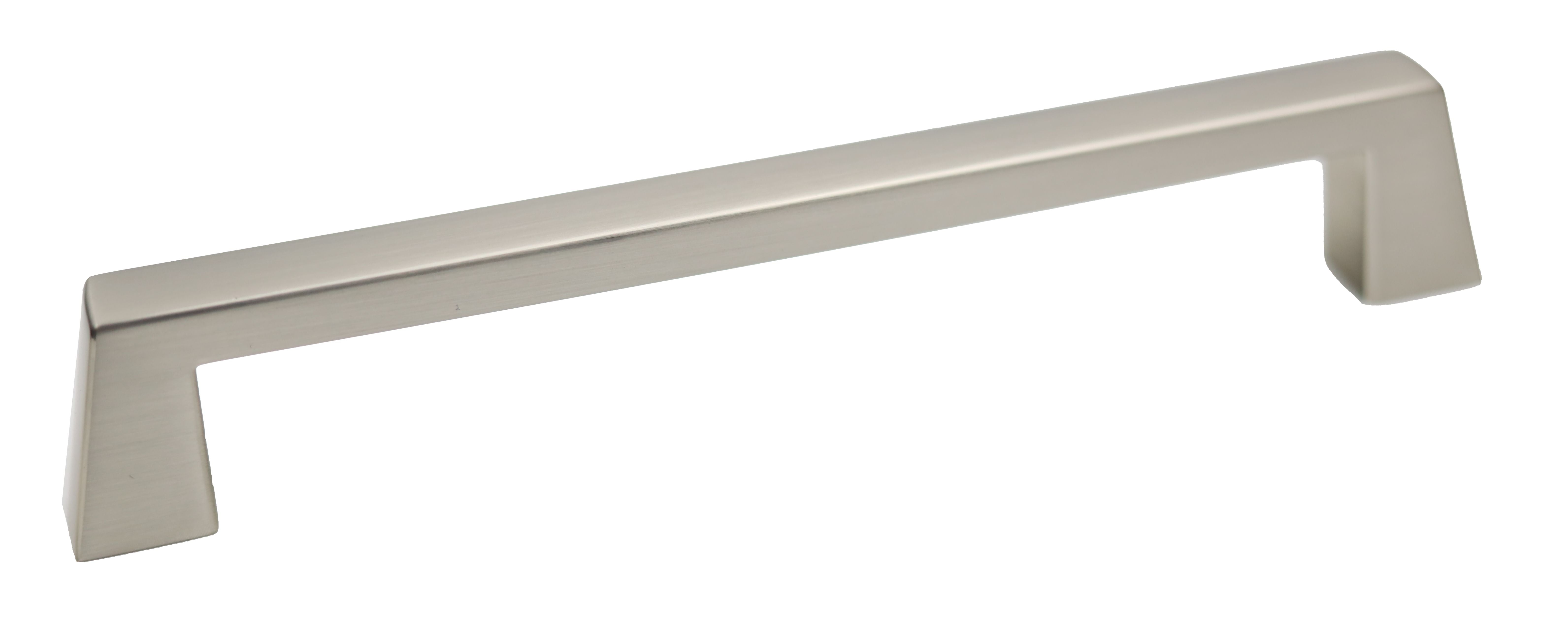 Pride Industrial P92838SN 7" Colorado Cabinet Pull with 6-3/10" Center to Center Satin Nickel Finish Sparrow Supply