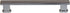 Pride Industrial P92927PC 6" Manhattan Cabinet Pull with 5" Center to Center Polished Chrome Finish Sparrow Supply