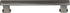 Pride Industrial P92927SN 6' Manhattan Cabinet Pull with 5" Center to Center Satin Nickel Finish