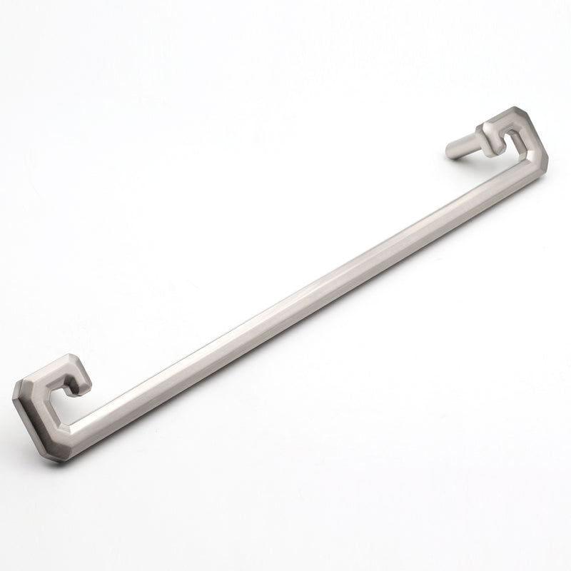 Pride Industrial PA57012SN 12" Center to Center Monaco Appliance Pull Satin Nickel Finish Sparrow Supply