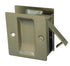 Don-Jo PDL100619 Square Passage Pocket Door Lock Satin Nickel Finish Sparrow Supply