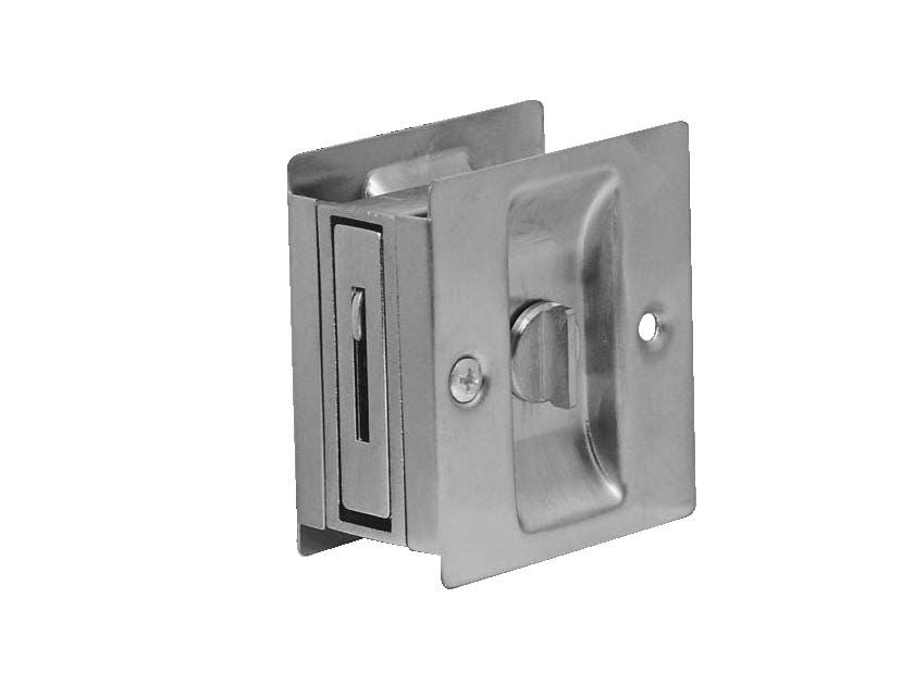 Don-Jo PDL101622 Square Privacy Pocket Door Lock Black Finish Sparrow Supply