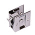 Pamex PF1210 Privacy Square Style Sliding Door Lock Bright Chrome Finish Sparrow Supply