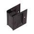Pamex PF1930 Passage Square Style Sliding Door Lock Matte Black Finish Sparrow Supply