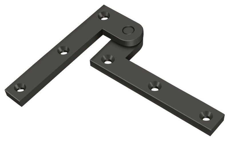 Deltana PH35U10B Pivot Hinges - Oil Rubbed Bronze Sparrow Supply