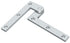 Deltana PH40U26 4-3/8" x 5/8" x 1-7/8" Hinge; Bright Chrome Finish Sparrow Supply