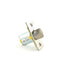 Falcon Q330201630 2-3/8" Square 1" Face Dead Latch for W Series Satin Stainless Steel Finish Sparrow Supply