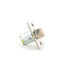 Falcon Q330203630 2-3/8" Square 1-1/8" Face Dead Latch for W Series Satin Stainless Steel Finish Sparrow Supply