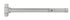 Dormakaba Commercial Hardware QED311-689 3' Rim Door Exit Devices Aluminum Finish Sparrow Supply