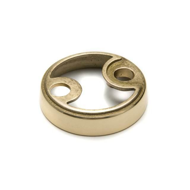 Ives Commercial R143 5/16" Riser for FS13 and FS17 Dome Stops Bright Brass Finish Sparrow Supply